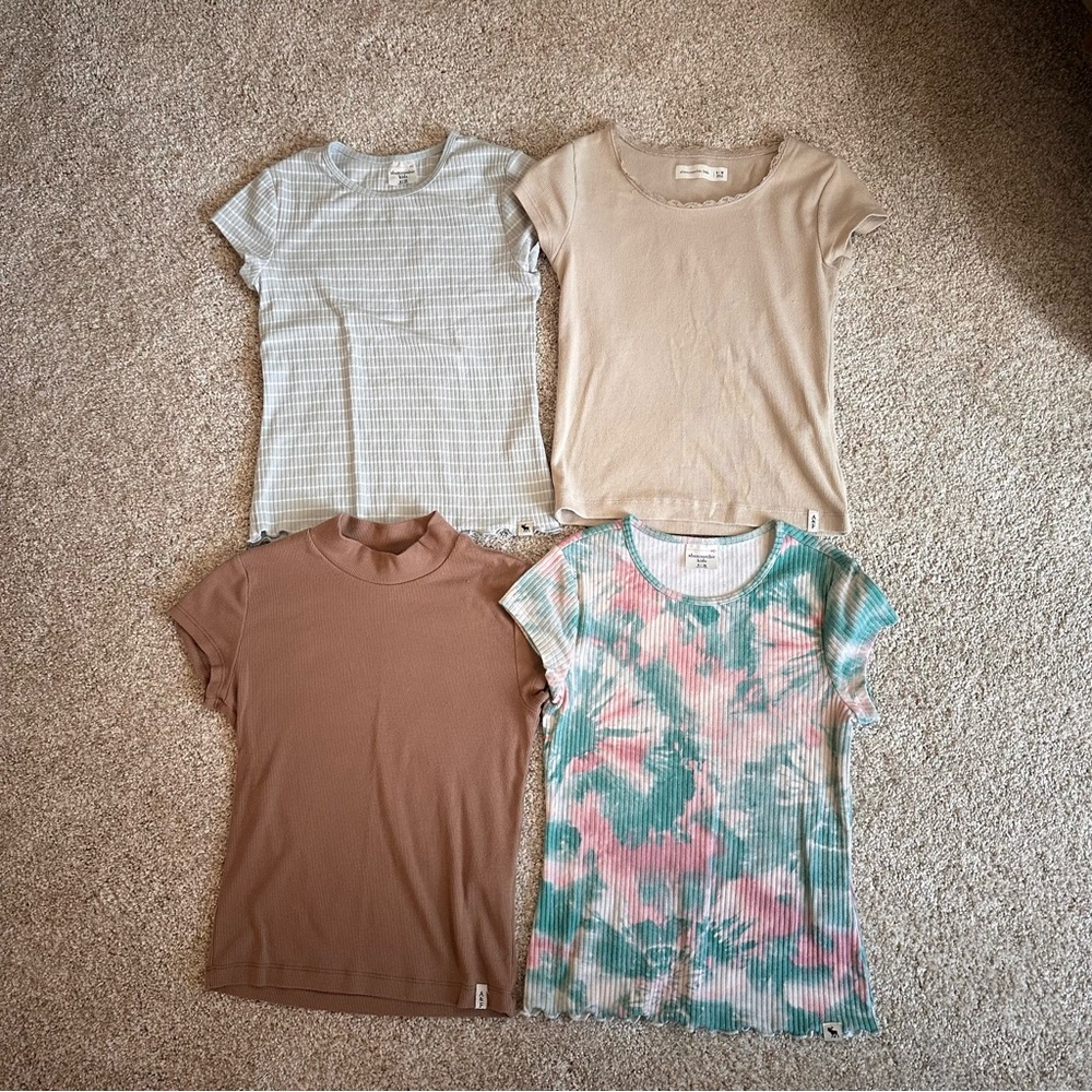Abercrombie and Fitch girls tees